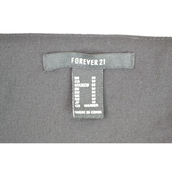 Forever 21 Women's Medium Black Plaid Jumper Dress Y2K School Girl Academia Prep - Picture 6 of 15